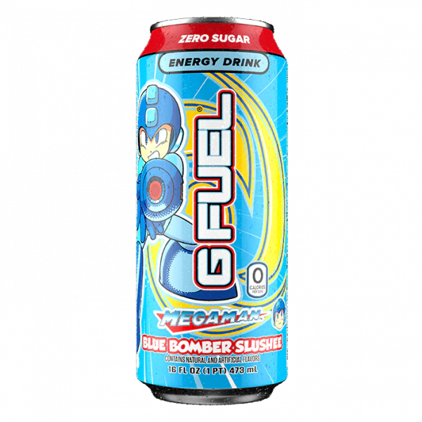 G Fuel Mega Man Blue Bomber Slushee 470ml