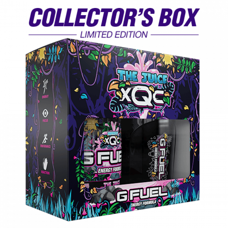 G FUEL Collecter's Box - The Juice Blacked Out (xQc) 