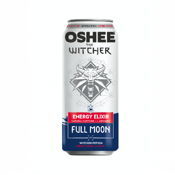 OSHEE Witcher Energy Drink Full Moon 500ml (apple)