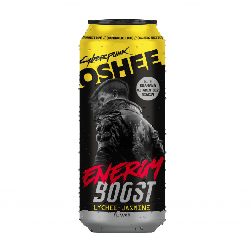 OSHEE Cyberpunk Energy Boost Lychee-Jasmine 500ml (zero caffein)