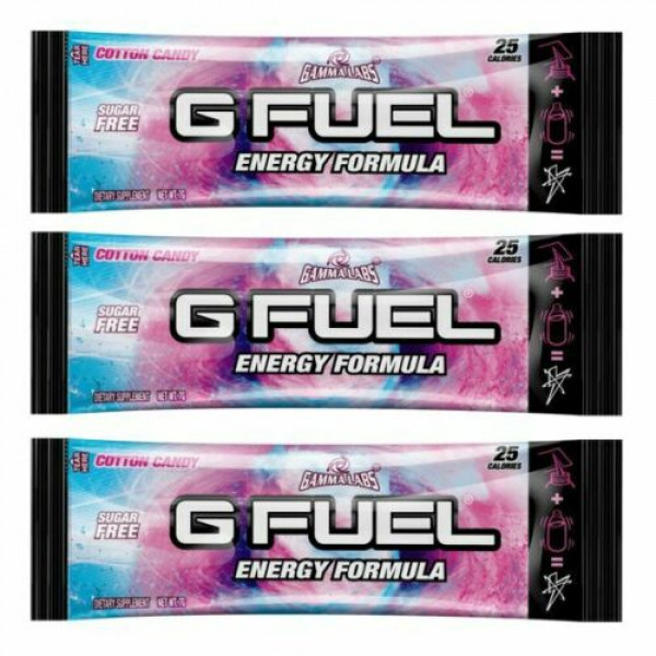 G FUEL Cotton Candy  - 3x 7g packs
