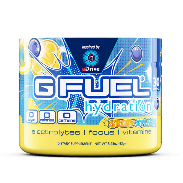 G FUEL Shiny Splash (blueberry, lemonade, caffeine free)