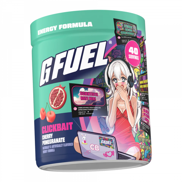G FUEL Clickbait Reanimated (Cherry Pomegranate)