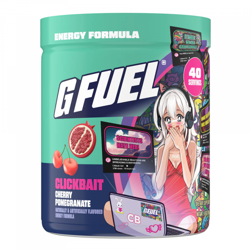 G FUEL Clickbait Reanimated (Cherry Pomegranate)