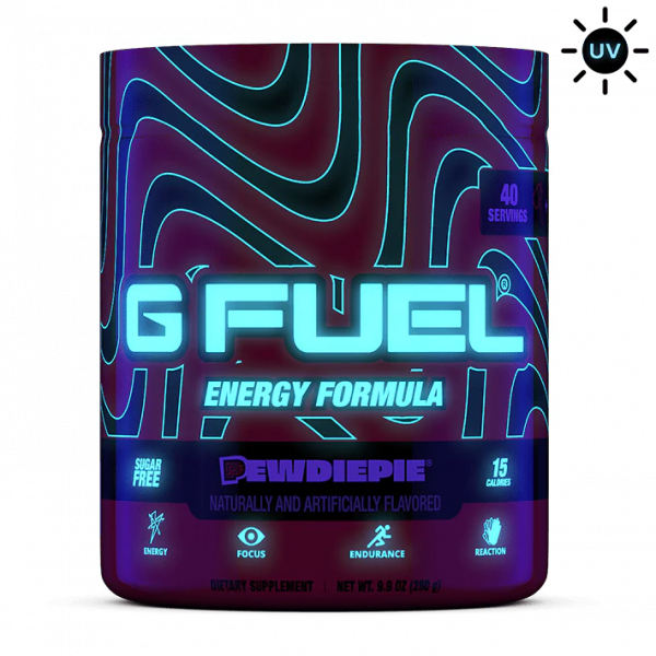 G FUEL Lingonberry Black Light (PewDiePie)