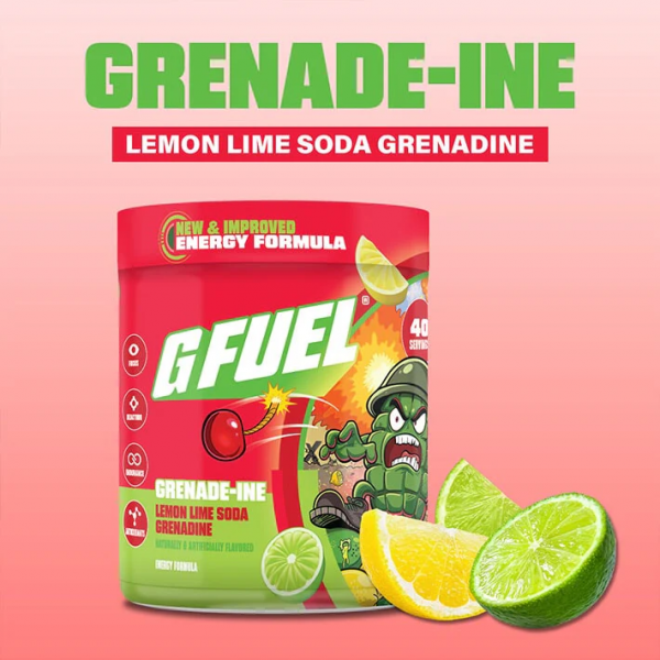 G FUEL GRENADE-INE (lemon-lime soda)