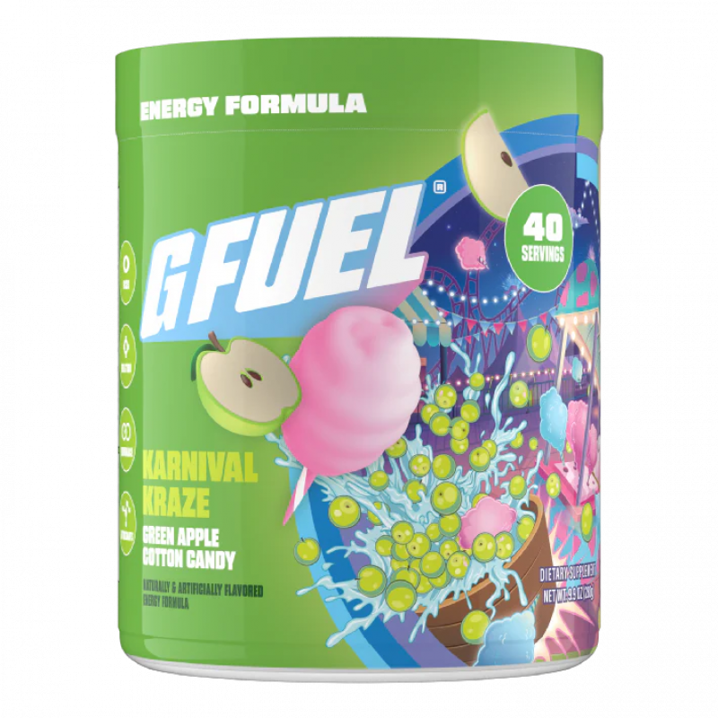G FUEL Karnival Kraze (green apple, cotton candy)