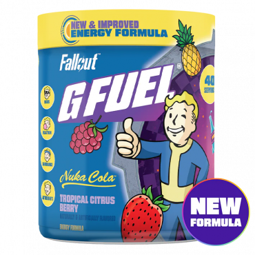 G FUEL Nuka Cola Quantum 2.0 (coconut, lemon, lime, pineapple, berries) G FUEL Nuka Cola Quantum 2.0 (coconut, lemon, lime, pineapple, berries)