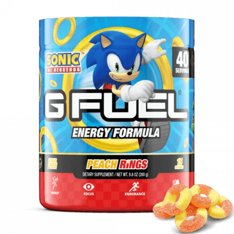 G FUEL Sonic's Peach Rings