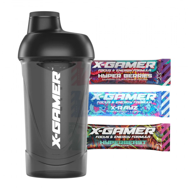 X-Gamer Starter kit - 5.0 Black Pearl shaker + 3x test pack