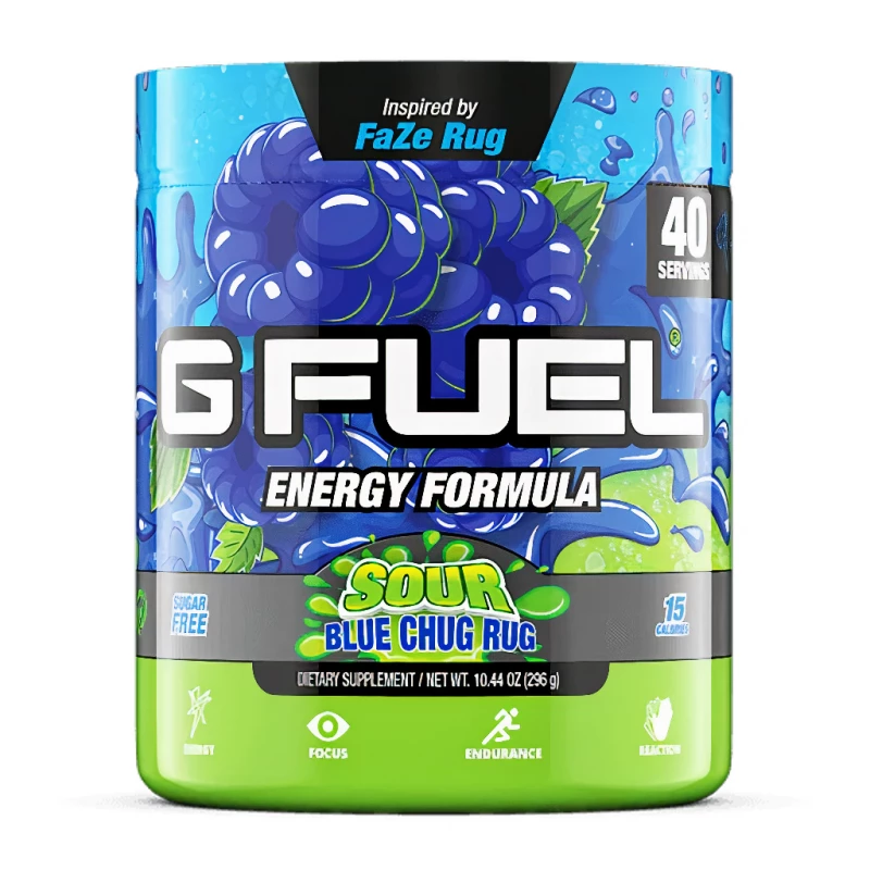G FUEL Sour Blue Chug Rug (Faze Rug)