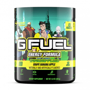 G FUEL Cyberpunk Edgerunners Immuno Fluid (grape, banana, apple)